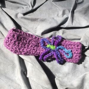 Homemade Crochet headband. Made by me.